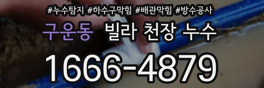 구운동 빌라 천장 누수