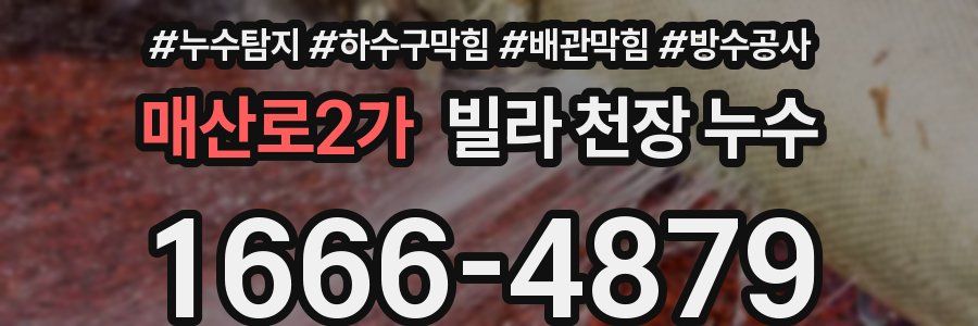 매산로2가 빌라 천장 누수