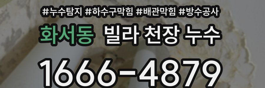 화서동 빌라 천장 누수