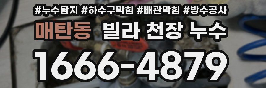 매탄동 빌라 천장 누수