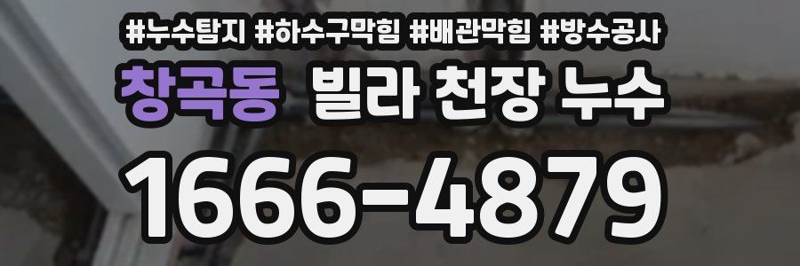 창곡동 빌라 천장 누수