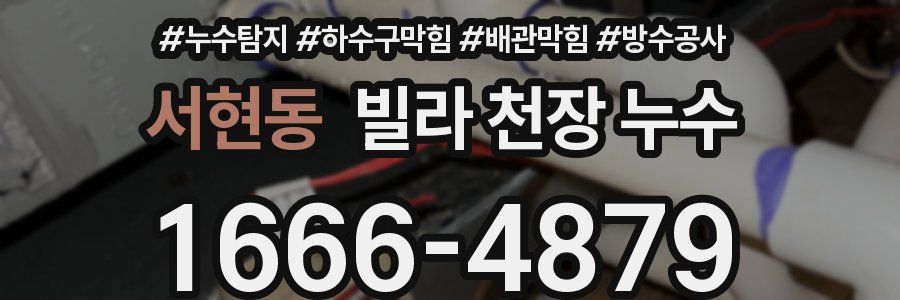 서현동 빌라 천장 누수