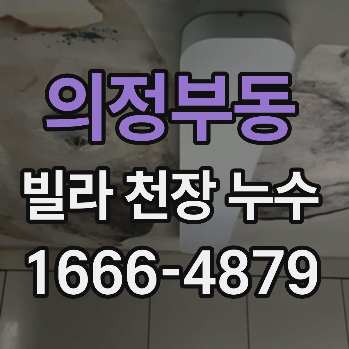 의정부동 빌라 천장 누수