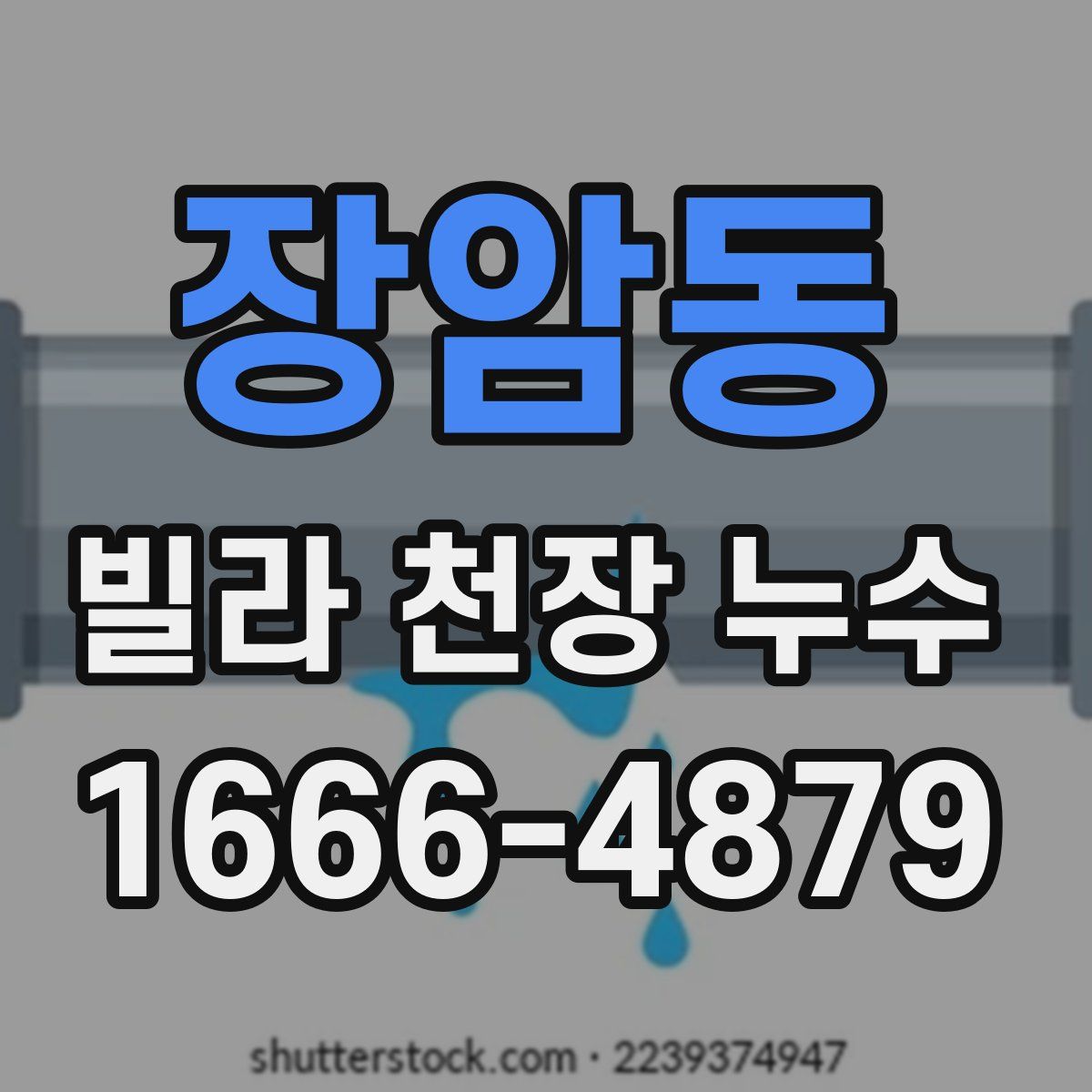 장암동 빌라 천장 누수
