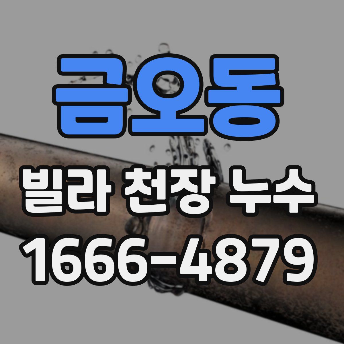 금오동 빌라 천장 누수