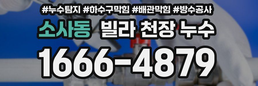 소사동 빌라 천장 누수