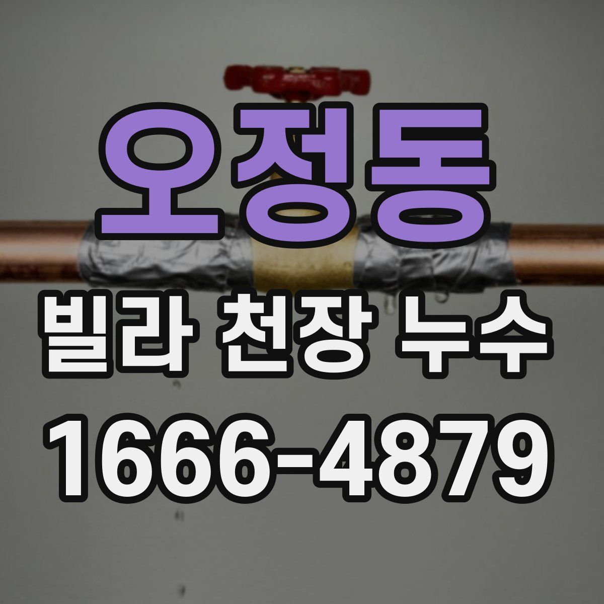 오정동 빌라 천장 누수