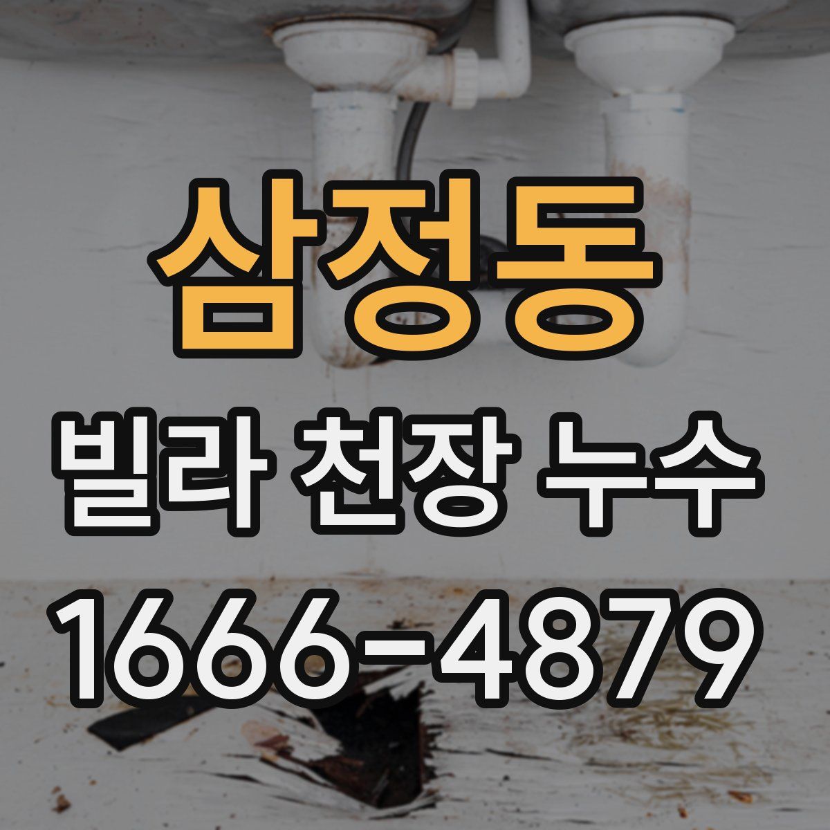 삼정동 빌라 천장 누수