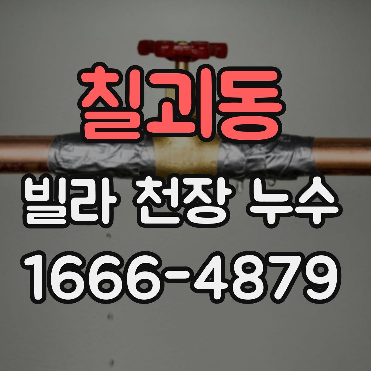 칠괴동 빌라 천장 누수