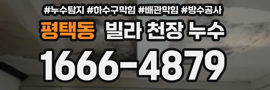 평택동 빌라 천장 누수