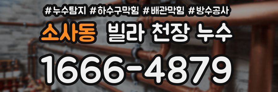 소사동 빌라 천장 누수