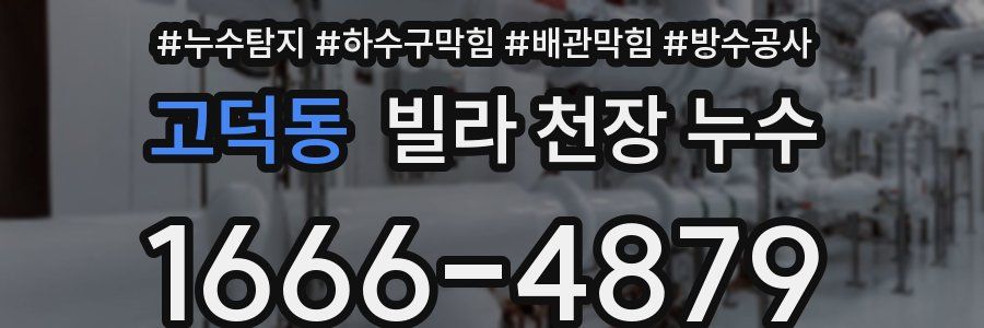 고덕동 빌라 천장 누수