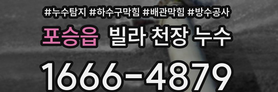포승읍 빌라 천장 누수