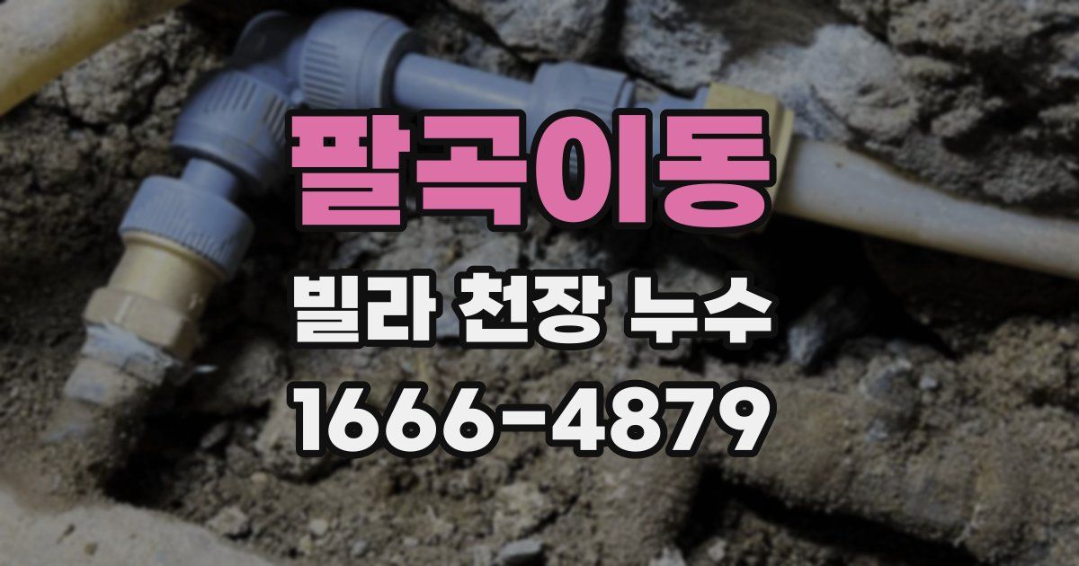 팔곡이동 빌라 천장 누수