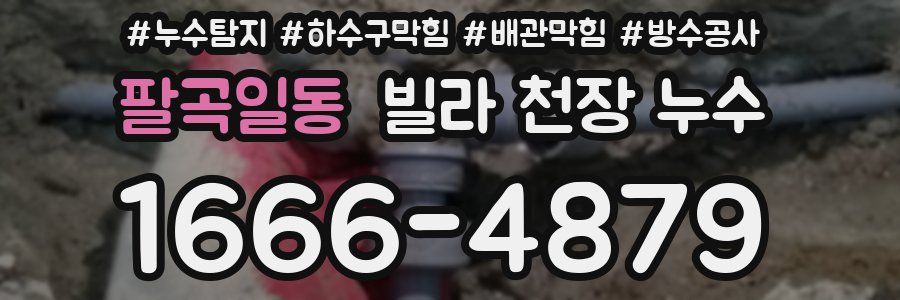 팔곡일동 빌라 천장 누수