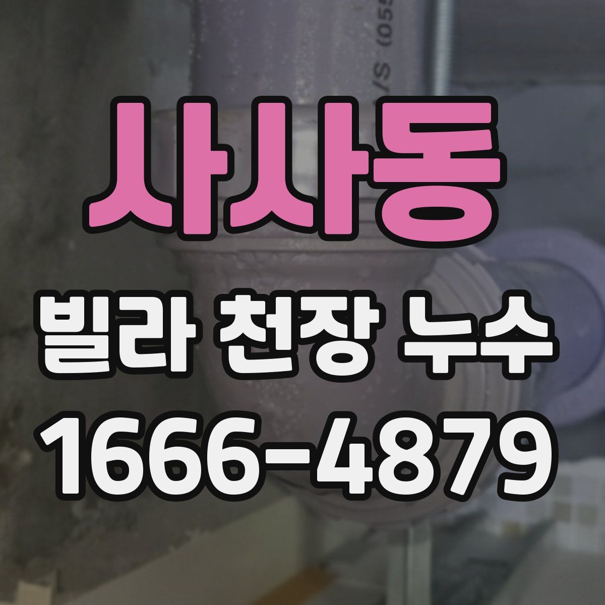 사사동 빌라 천장 누수