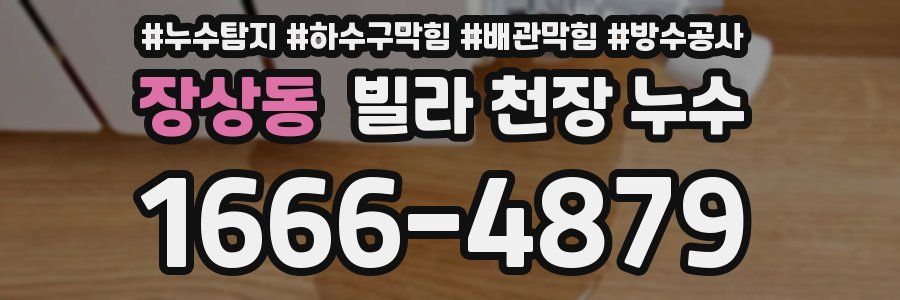장상동 빌라 천장 누수