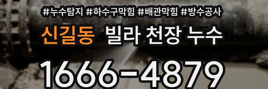 신길동 빌라 천장 누수