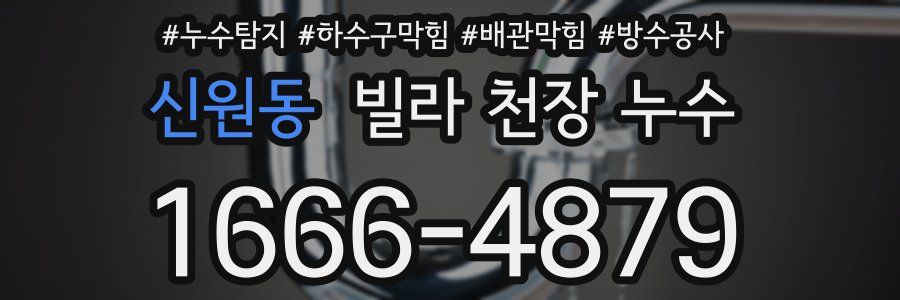 신원동 빌라 천장 누수