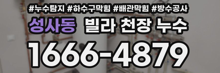 성사동 빌라 천장 누수