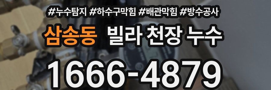 삼송동 빌라 천장 누수