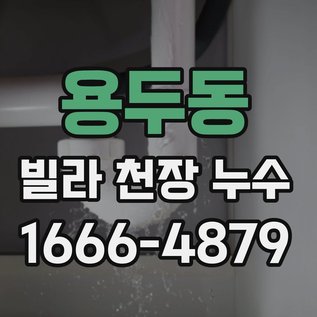 용두동 빌라 천장 누수