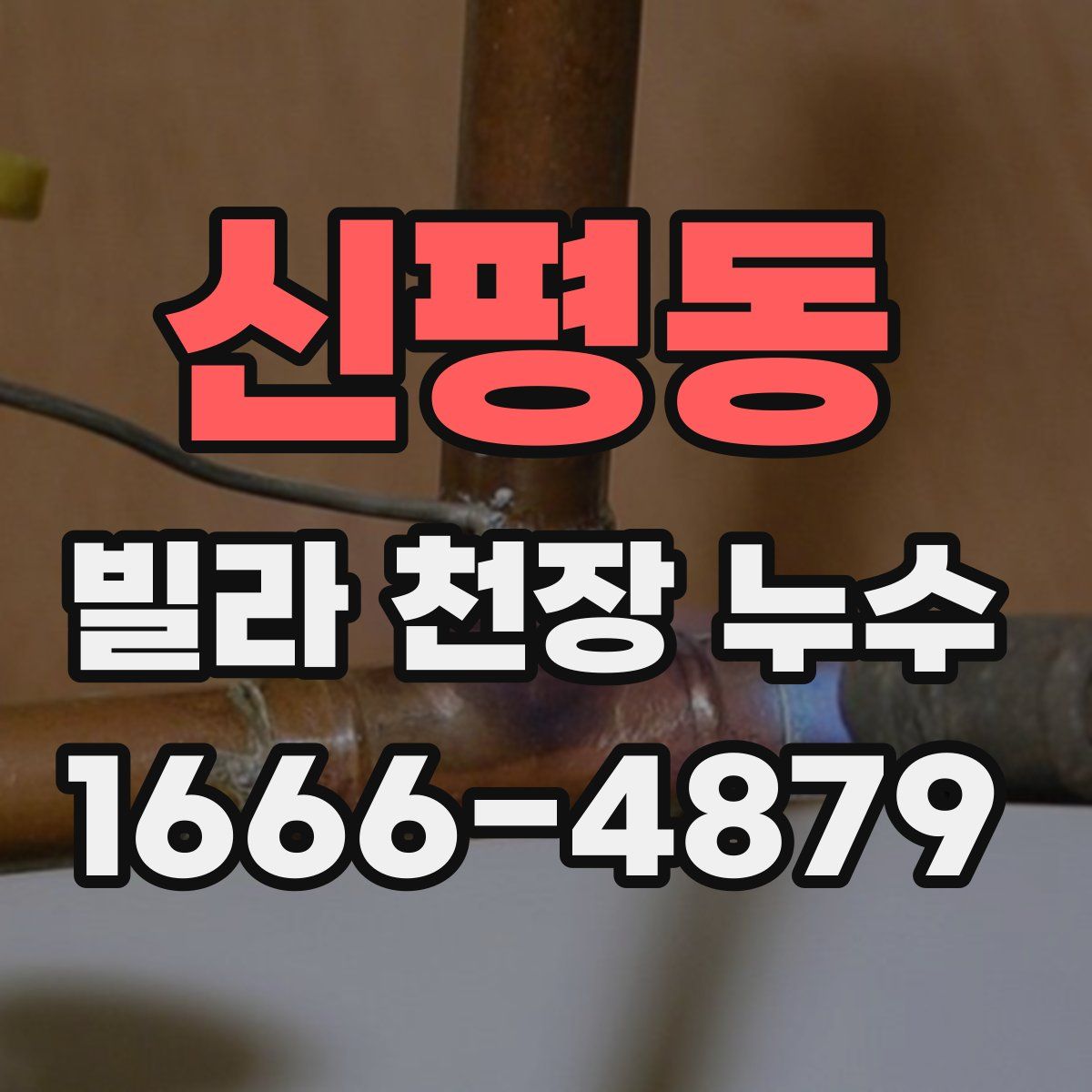 신평동 빌라 천장 누수