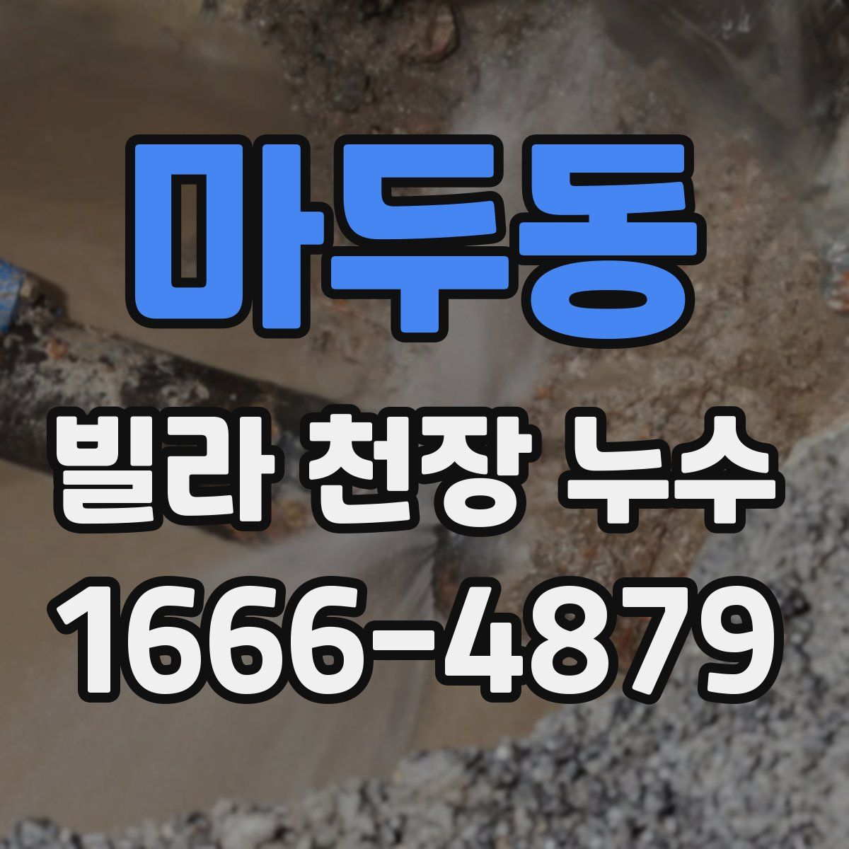 마두동 빌라 천장 누수