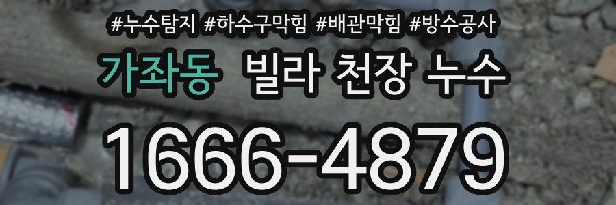 가좌동 빌라 천장 누수