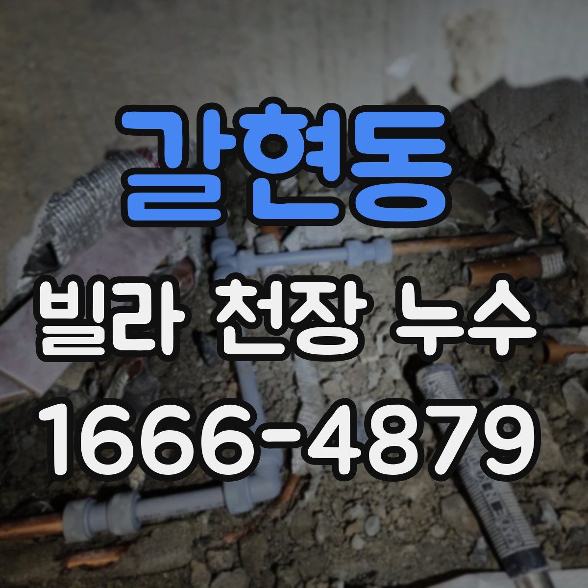 갈현동 빌라 천장 누수