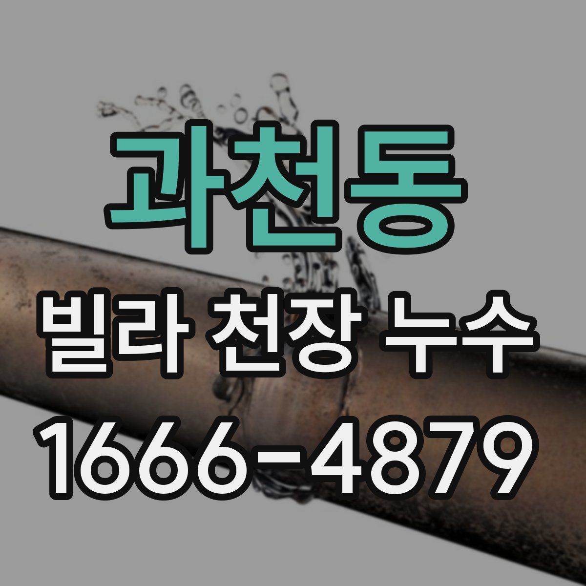과천동 빌라 천장 누수