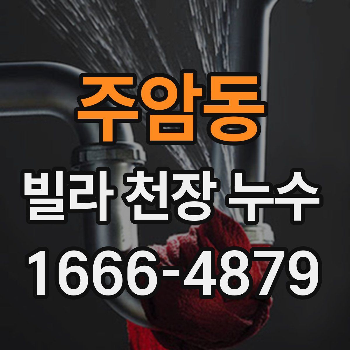 주암동 빌라 천장 누수