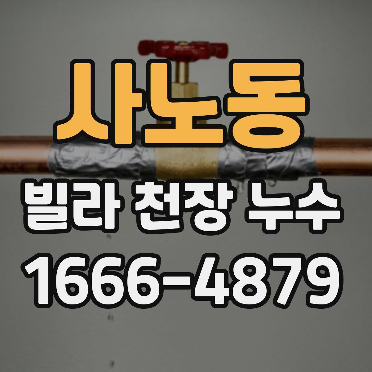 사노동 빌라 천장 누수