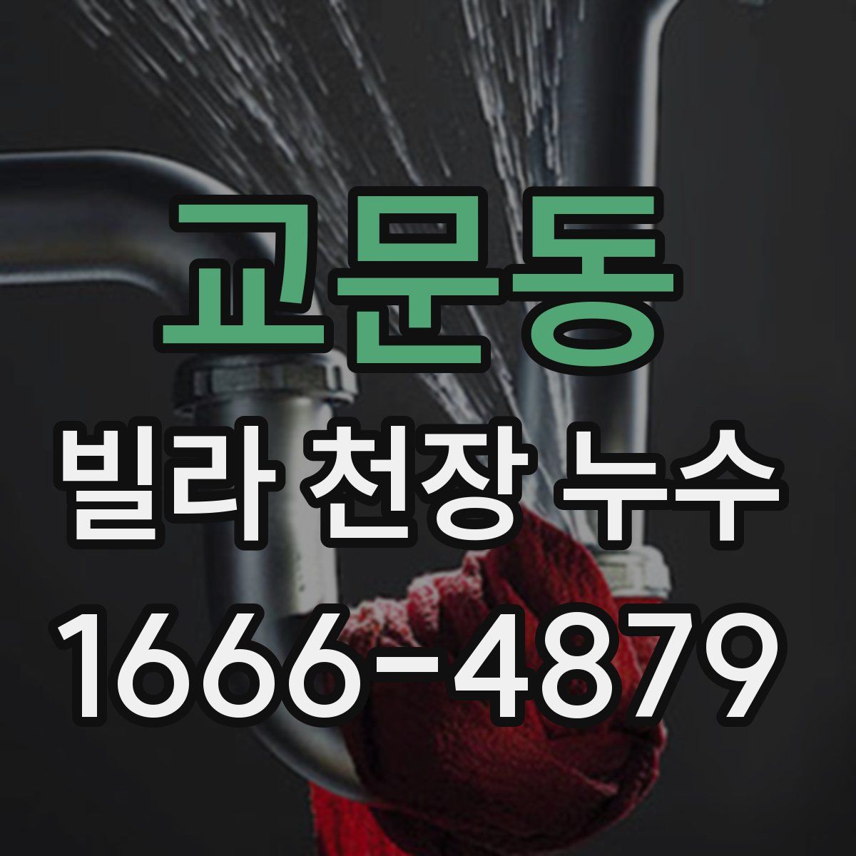 교문동 빌라 천장 누수