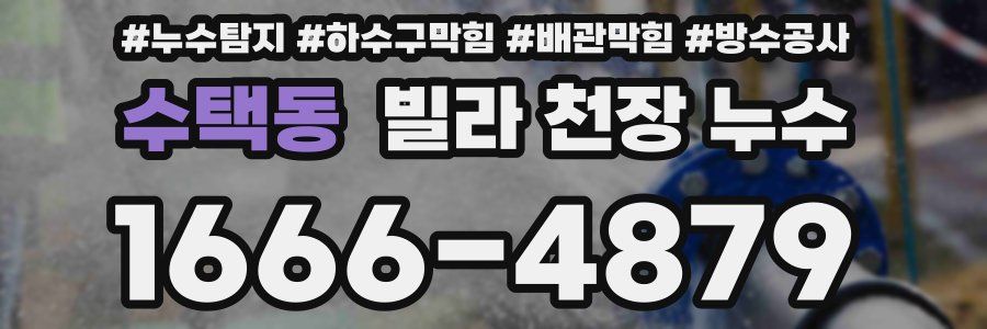 수택동 빌라 천장 누수