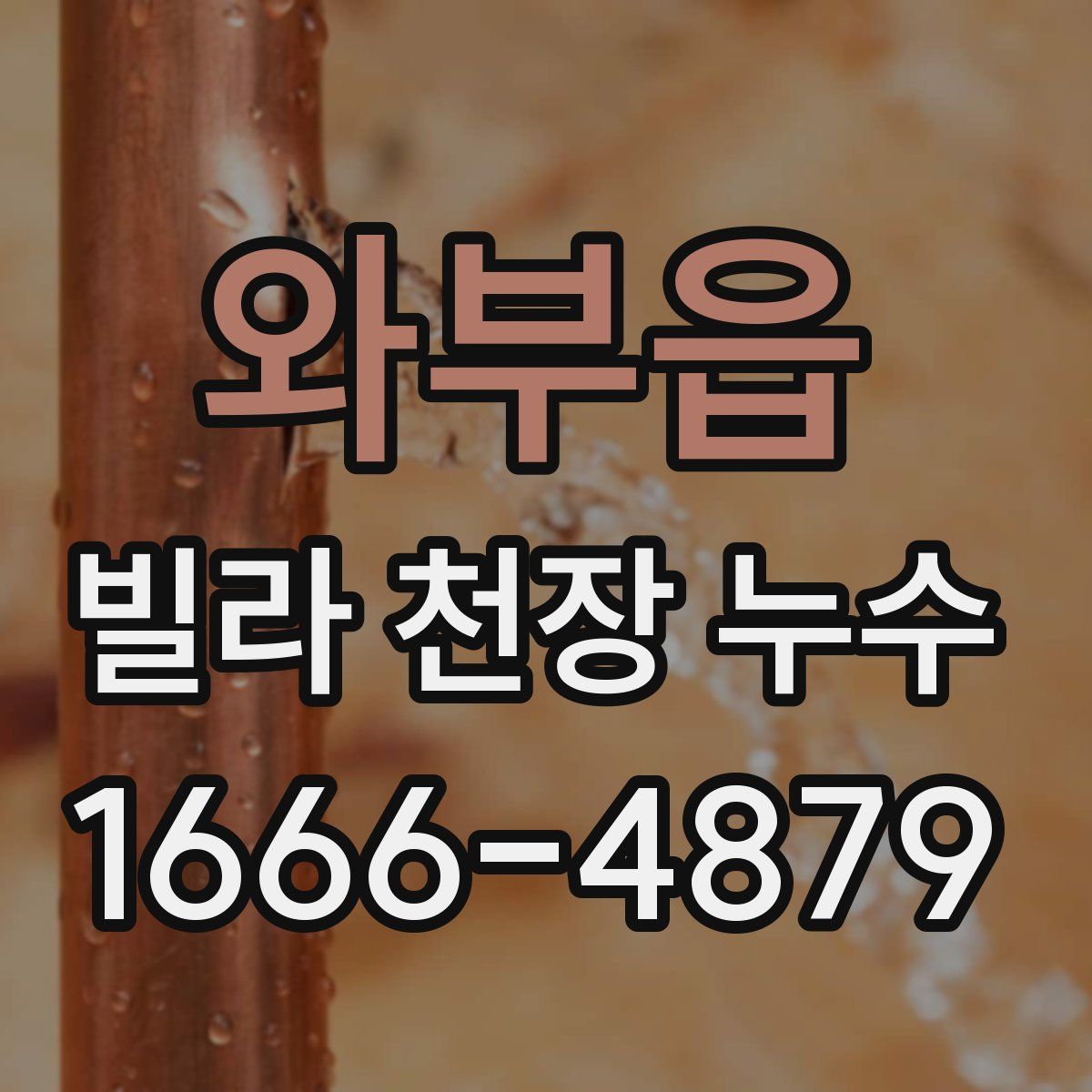 와부읍 빌라 천장 누수