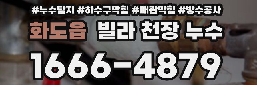 화도읍 빌라 천장 누수
