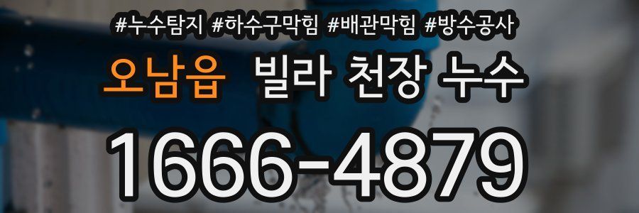 오남읍 빌라 천장 누수
