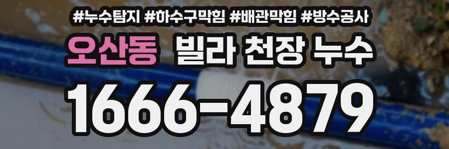 오산동 빌라 천장 누수