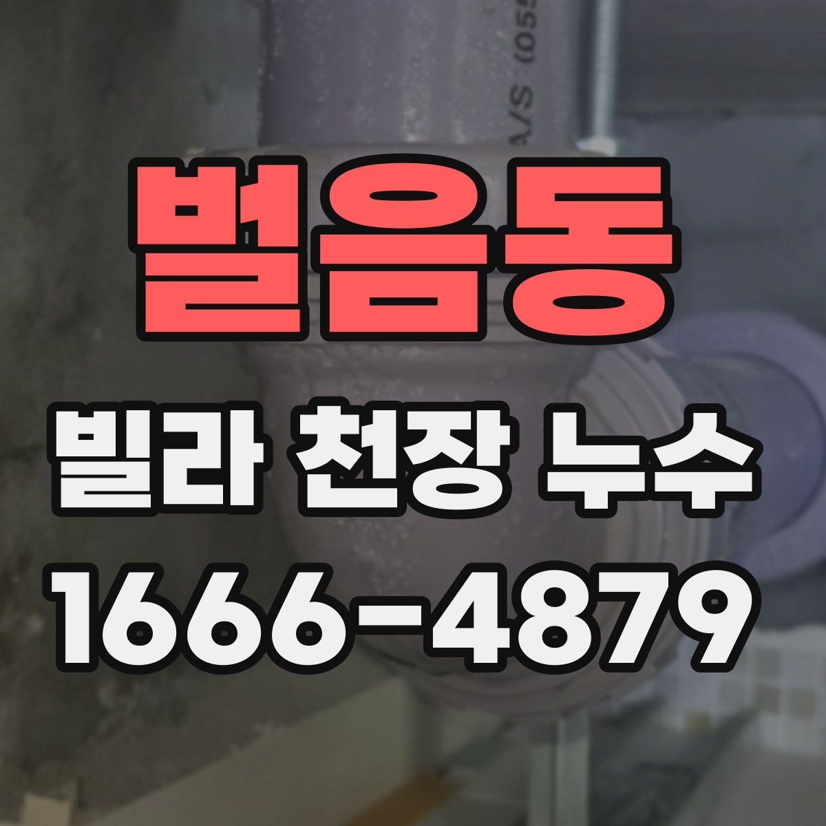 벌음동 빌라 천장 누수