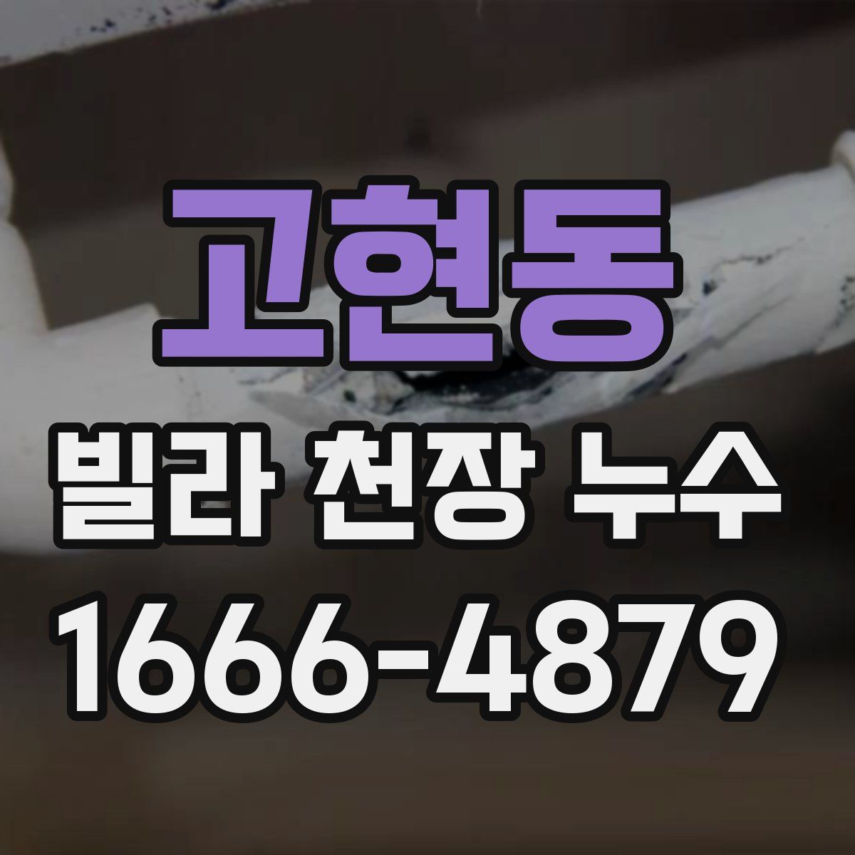 고현동 빌라 천장 누수