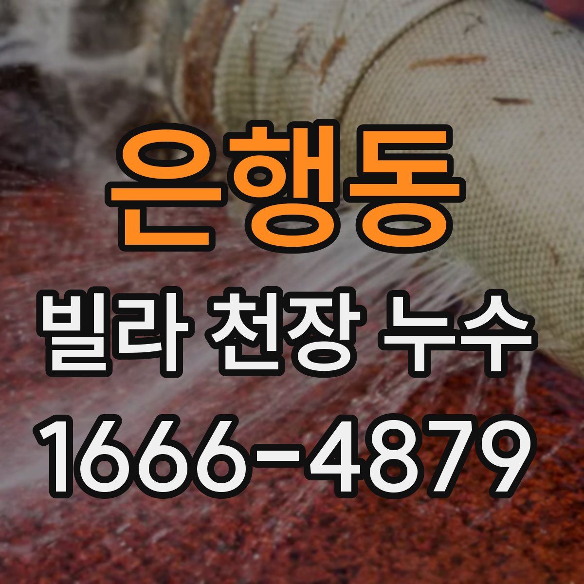 은행동 빌라 천장 누수