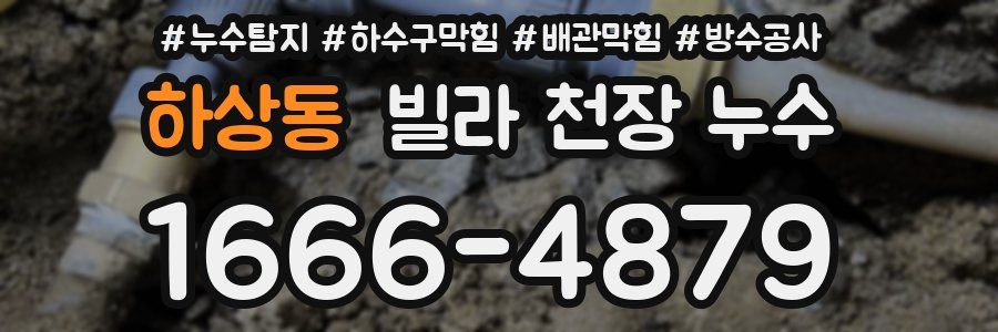 하상동 빌라 천장 누수