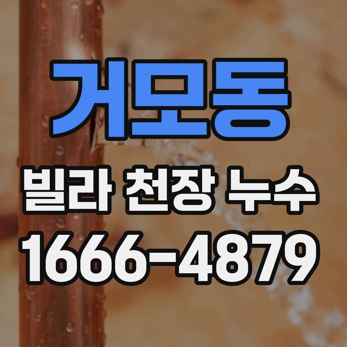 거모동 빌라 천장 누수