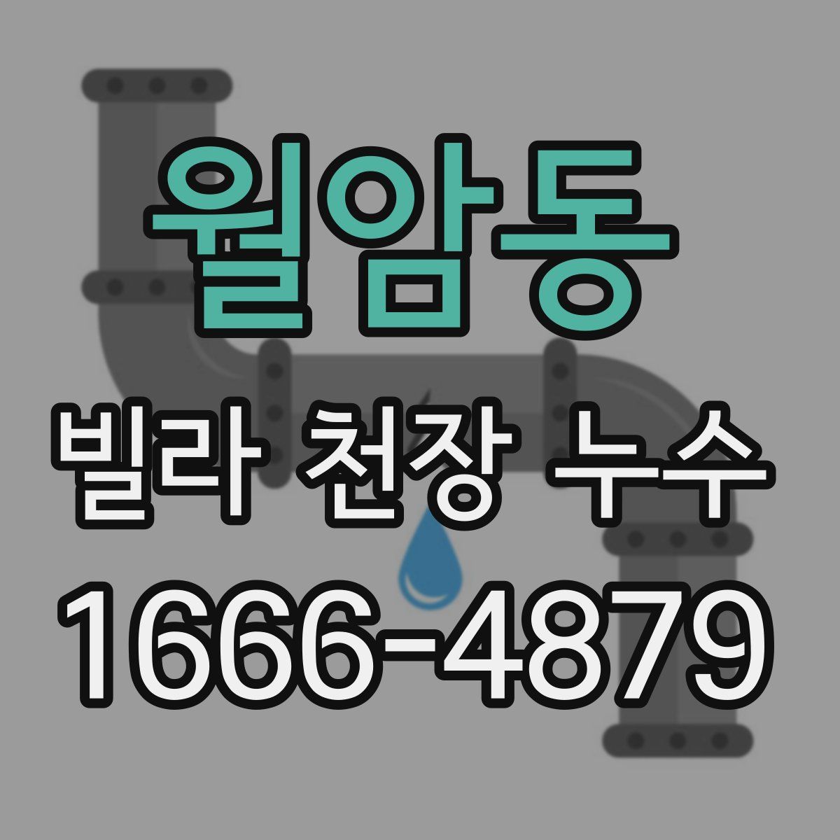 월암동 빌라 천장 누수