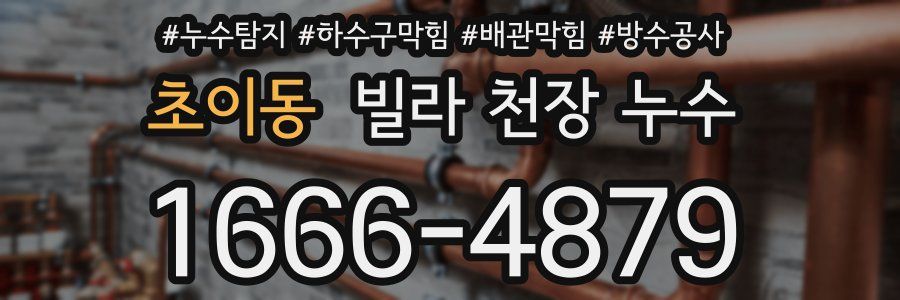 초이동 빌라 천장 누수