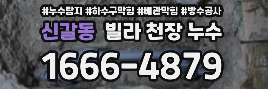 신갈동 빌라 천장 누수