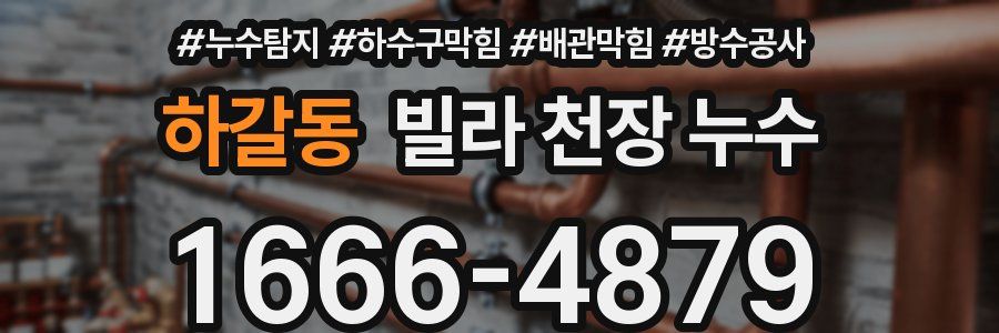 하갈동 빌라 천장 누수