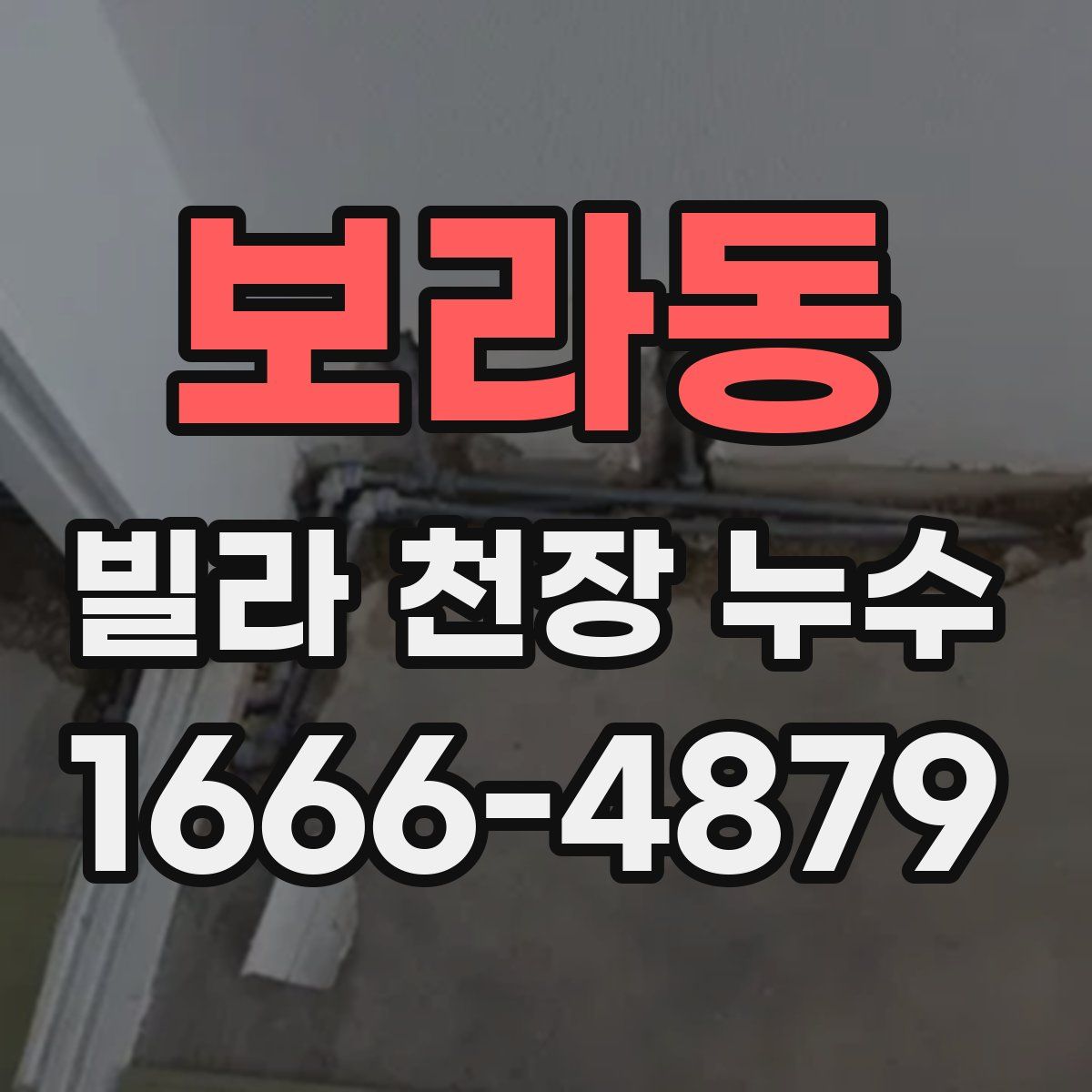 보라동 빌라 천장 누수