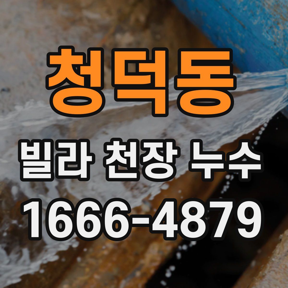 청덕동 빌라 천장 누수